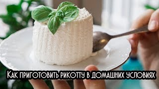 Как приготовить сыр рикотта в домашних условиях