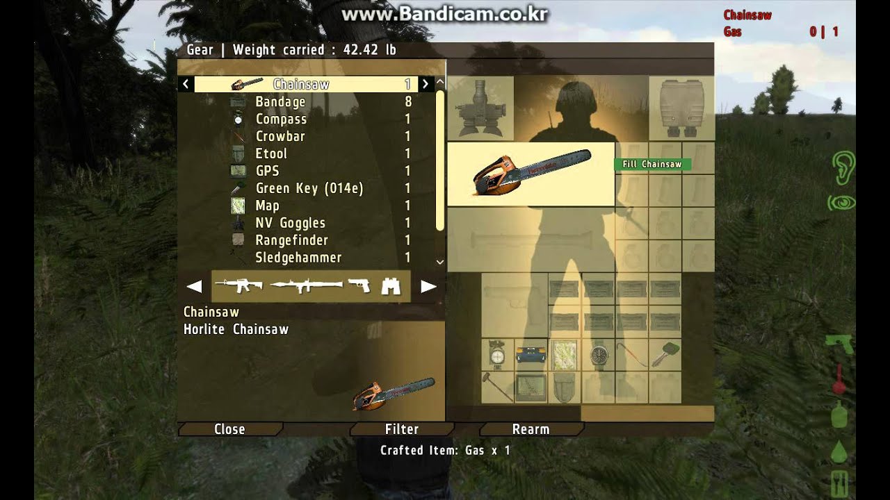 DayZ Epoch Chainsaw 사용법(YK Epoch 서버) YouTube