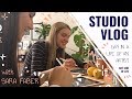 STUDIO VLOG + DAY IN THE LIFE OF AN ARTIST with SARA FABER (+ IPAD PRO SKETCHING)