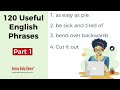 120 English Phrases for Everyday Life  Part 1| English Speaking Practice