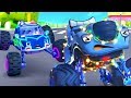 Mobil Monster Si Pencuri Lampu | Lagu Mobil Anak | Lagu Anak-anak | BabyBus Bahasa Indonesia