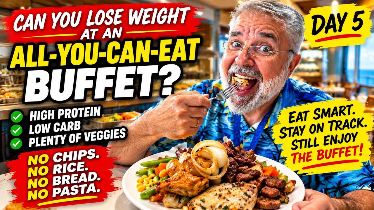 Can You Lose Weight at an All-You-Can-Eat Buffet? | ASMR Eating