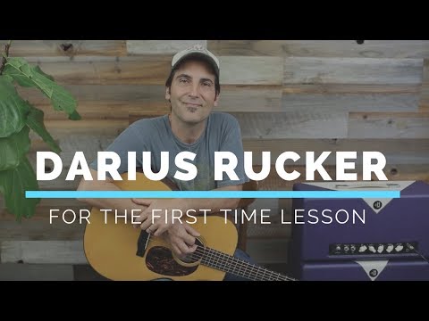 How To Play - Darius Rucker - For The First Time - Guitar Lesson - Easy Country Song On Guitar