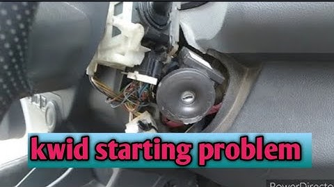 Renault kwid starting problem.renault kwid engine imoblisor.car not start.