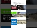 POV: You Chose the Wrong GPU 😭 | AMD vs RTX vs Intel #Shorts