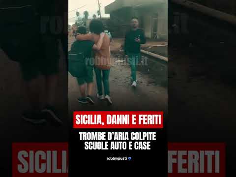 Video Robby Giusti - TROMBE D'ARIA, DEVASTAZIONE IN SICILIA