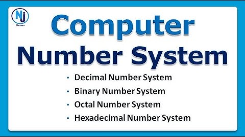 Computer Number System  ll  Binary, Octal, Decimal Hexadecimal Number System