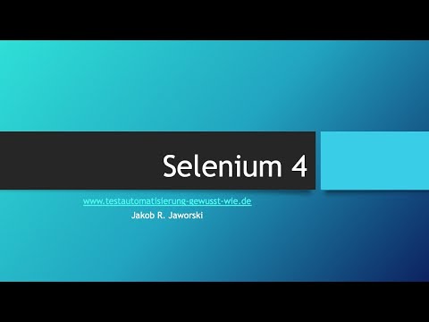 1.) Testautomatisierung –