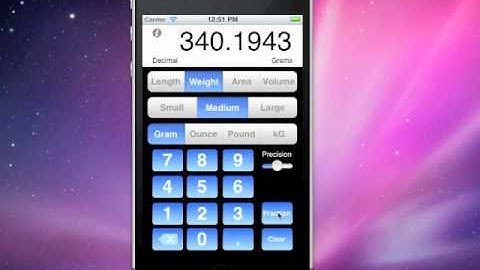 uConvert iPhone Unit Converter