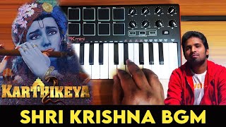 Karthikeya 2 - Shri Krishna Flute Bgm By Raj Bharath | Nikhil Siddhartha | Kaala Bhairava