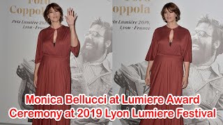 Monica Bellucci At Lumiere Award Ceremony At 2019 Lyon Lumiere Festival