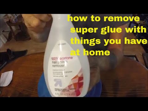 Video: How To Remove Glue (super, Moment And Others) From Fingers, Hair And Other Parts Of The Body At Home