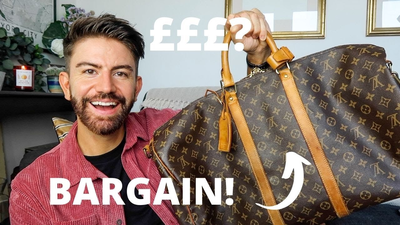 SECONDHAND LUXURY DESIGNER  HAUL! LOUIS VUITTON KEEPALL BAG