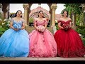 Quinceañera Hightlight Video Ashley Aimee Angie (Trillizas) Triplets