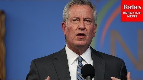 De Blasio Discusses COVID-19 Vaccination Numbers As Delta Variant Threat Looms