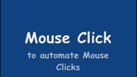 Mouse Clicker : Automate Mouse Clicks