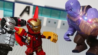 Iron Man Mk85 War Machine vs Thanos Nano Field Battle for Endgame