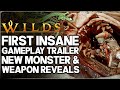 New monster hunter wilds gameplay trailer  3 new monsters best great sword attacks world  more