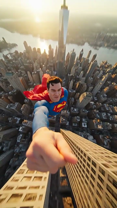 Superman vs. Bigfoot #superman2025 #aivlog #comedy #Bigfoot