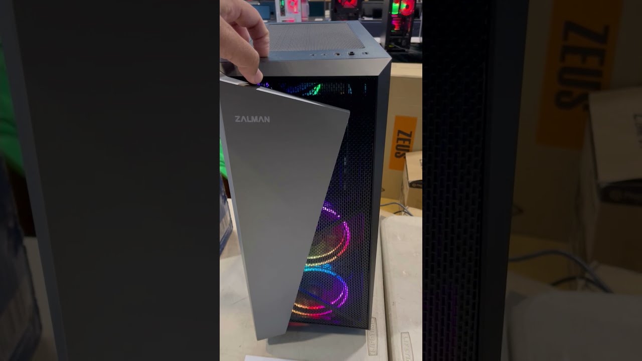 Zalman S4 Plus Mid Tower Gaming Case #Shorts - YouTube