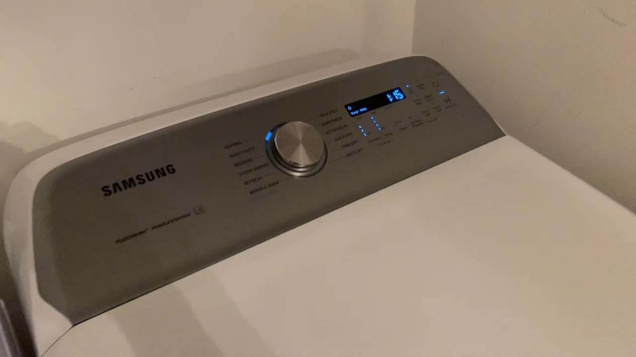 Samsung Multi-steam sensor dryer sound test - YouTube