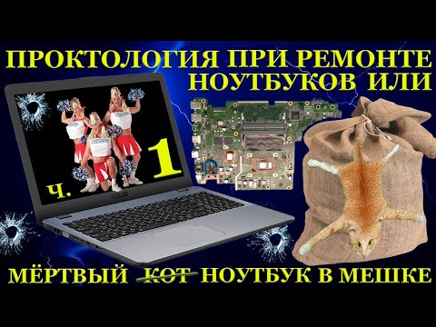 Умирающий «кот в мешке» или ноутбук с Авито. Проктология при ремонте ноутбука Asus X542UF