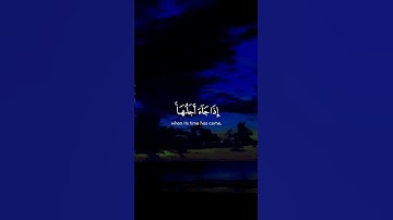 ﴿ولن يؤخر الله نفسا إذا جاء أجلها والله خبير بما تعملون﴾سورة المنافقون شريف مصطفىMuslim book#قرآن