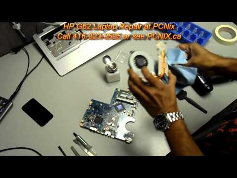 416-223-2525 HP G62 Laptop Overheat Repair By PCNix Toronto