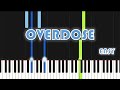 Mavins Crayon Ayra Starr LADIPOE Magixx Boy Spyce Overdose EASY PIANO TUTORIAL By Synthly 