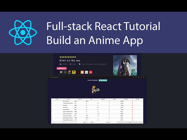 Build an ANIME Search Database in React JS ~ Jikan Anime API for beginners  