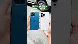 iPhone 12 Pro Max Vs iPhone 16 Pro Max || Camera Zoom Test! #shorts