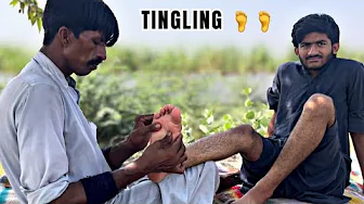 ASMR FOOT & LEG MASSAGE MEN FOR TINGLING RELAXATION PAIN RELIEF THERAPY | FOOT REFLEXOLOGY | OUTDOOR