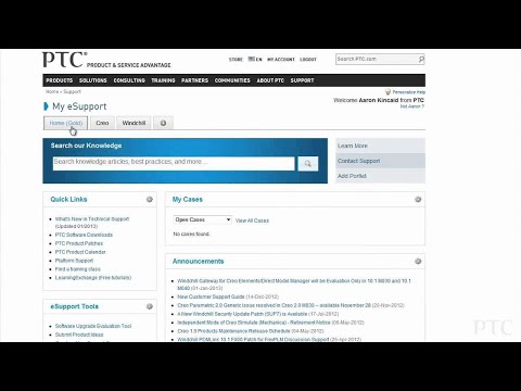 eSupport Portal - Enhancing the Customer Experience - PTC