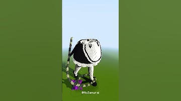 I built Rem from the anime Re:Zero in Minecraft