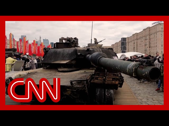 Video shows captured US-supplied tank in Russia’s Red Square class=