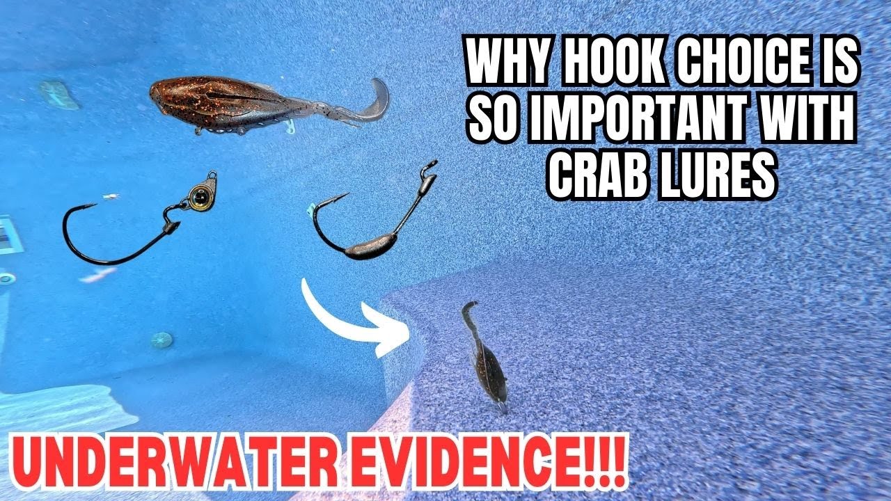 [Underwater Proof] This Is Why Hook Choice Matters With Crab Lures 