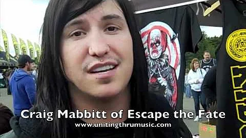 Craig Mabbitt of Escape the Fate Discusses Bullying
