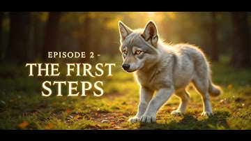 First Steps: AI Animated Wolf Pup Leaves the Den | The Wild Life of Wolves (Episode 2)