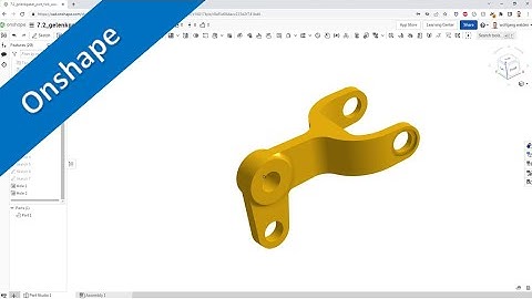 7.2 Gelenkgabel - Joint Fork - Onshape Training - Part Design