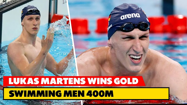German's Lukas Martens Wins Gold - Swimming Men's 400m Freestyle - Olympic 2024