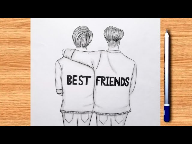 Update more than 75 easy best friend sketch best