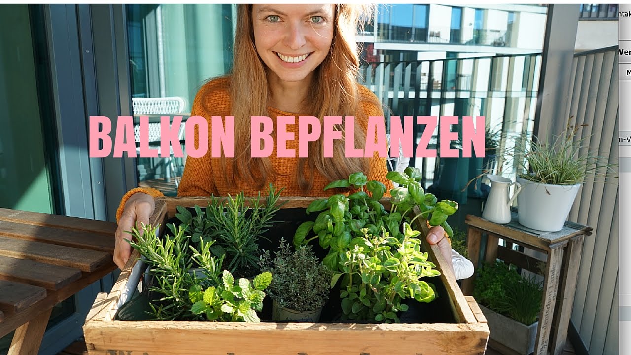 Diy balkon dekoideen â kräuterbeet basteln â lilies diary ...