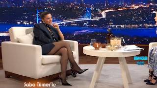 Biran Damla Yılmaz Transparan Bluz & Çorap Show Fhd