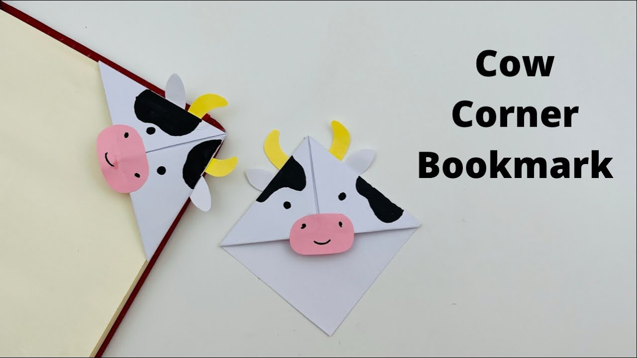 Cow Print Bookmark