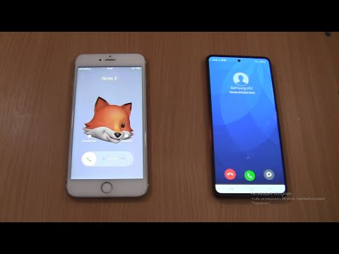 Iphone 6s Plus Gold  Incoming call+Samsung Galaxy A51 Fake  MIUI incoming call via Fake call