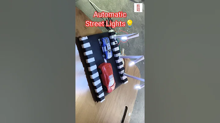 Automatic night syreet light💡 using bc547 transistor #bc547 #streetlight #shorts #ytshorts #project