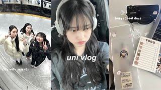 uni life vlog: organizing my closet, hanging with friends, busy school days, city eats, ikea builds