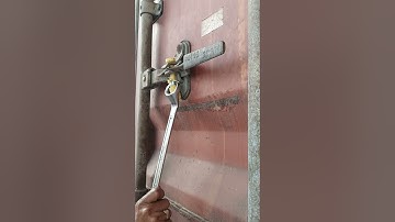 कंटेनर की सील तोड़ने का तरीका || How to break a container