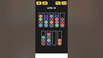 Ball Sort Puzzle Level 48 | Puzzle Game  | Complete Level