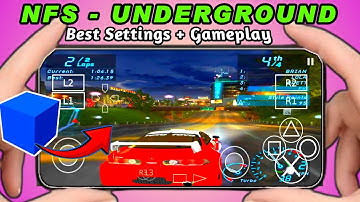 NEED FOR SPEED UNDERGROUND AETHERSX2 PS2 emulator best settings for android | No buffer NO LAG
